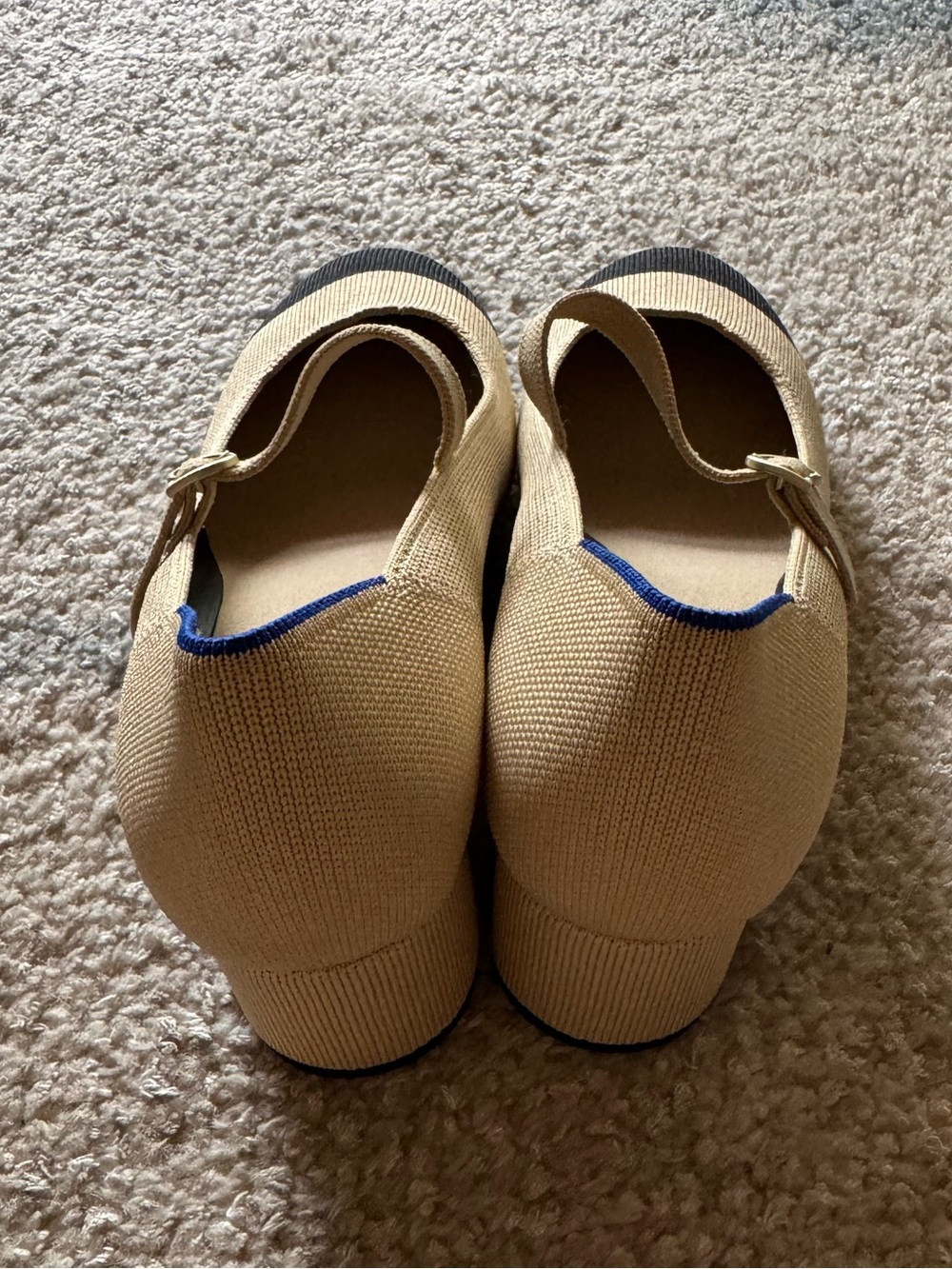 NEW Rothy’s Mary Jane Pump in Cream Cap Toe - Picture 6 of 8